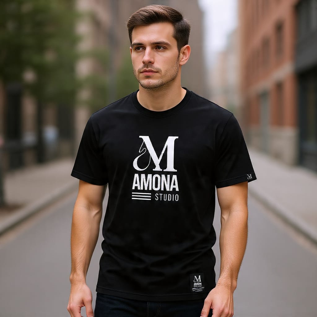 Tee-Shirt AMONA STUDIO COLLECTION – Streetwear Premium Officiel
