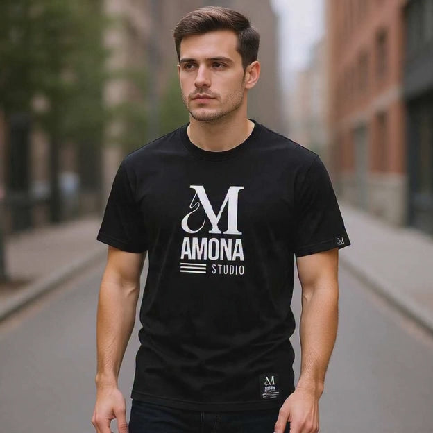 Tee-Shirt AMONA STUDIO COLLECTION – Streetwear Premium Officiel